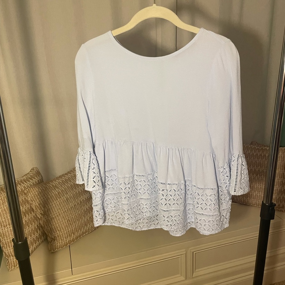 Baby Blue Blouse